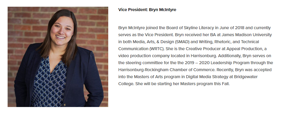 Skyline Literacy Vice President